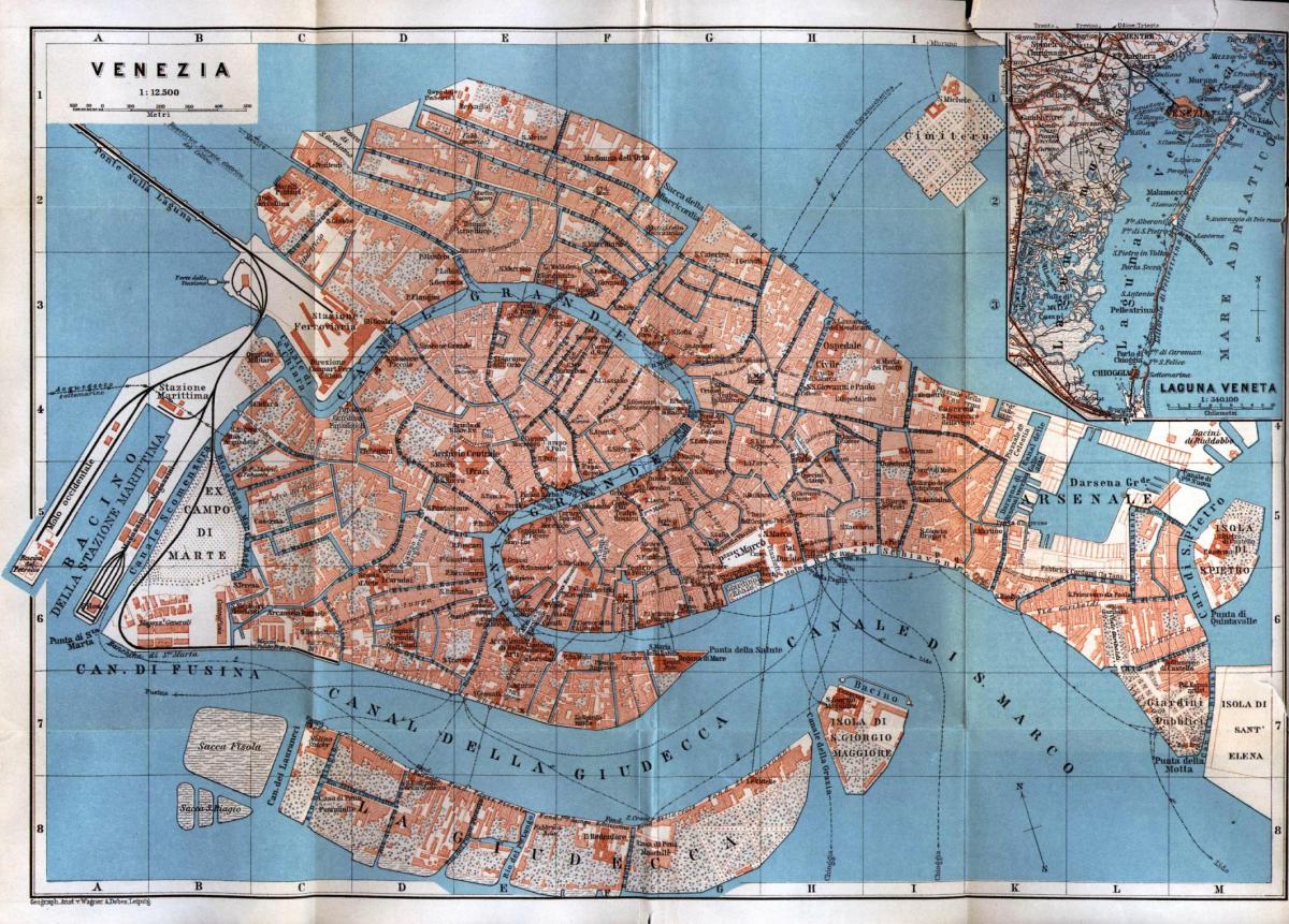 stara mapa Wenecji