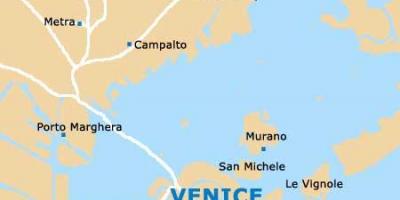 Lotnisko Wenecja Włochy mapa