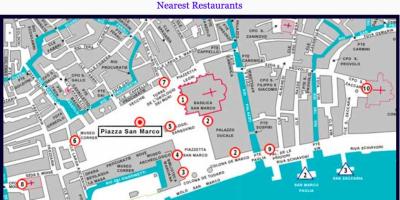 Mapa Wenecji, Piazza