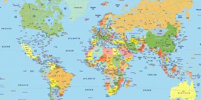 Lokalizacja Wenecja na mapie świata